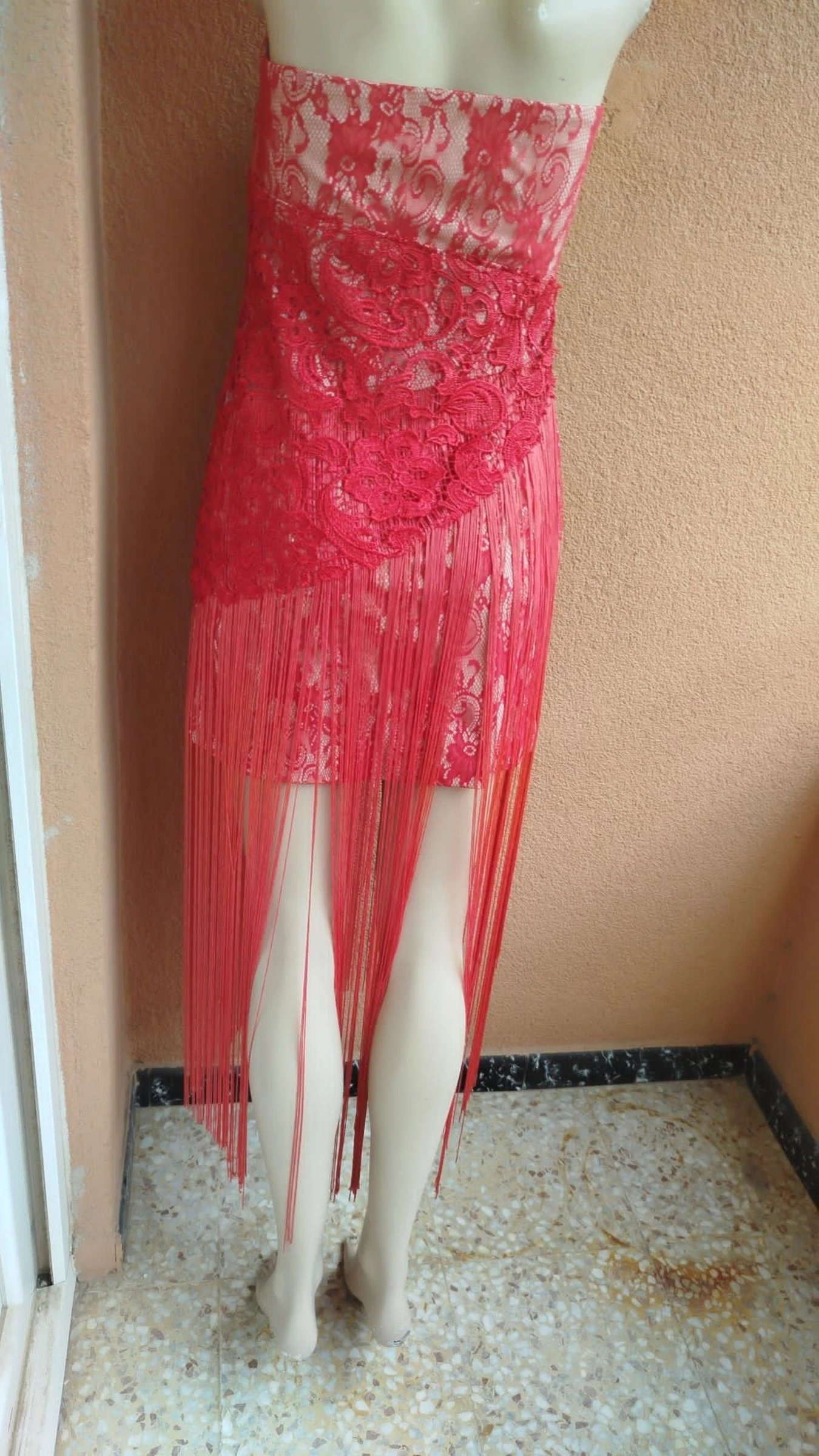 Vestido de renda com franjas tamanho GG marca l b collection 😍 – photo 6